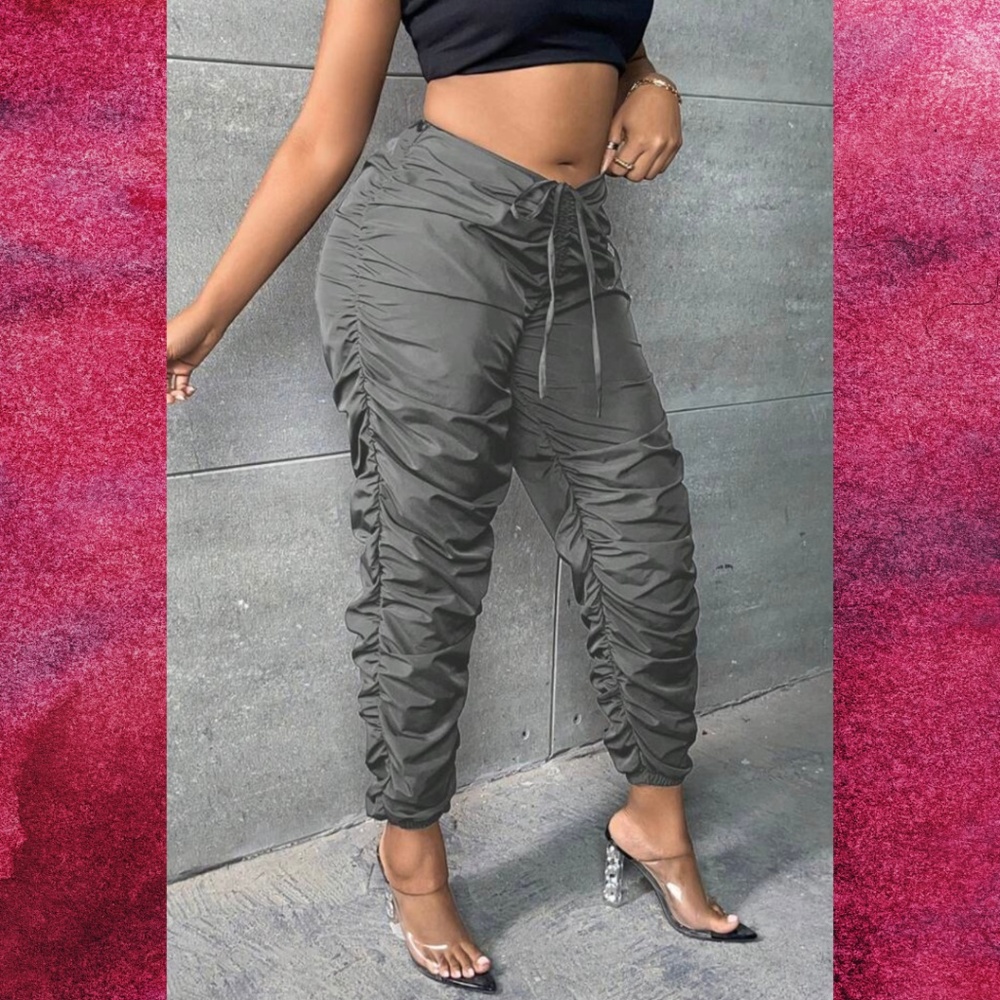 HP | SHEIN SXY Ruched Pants - Picture 4 of 7